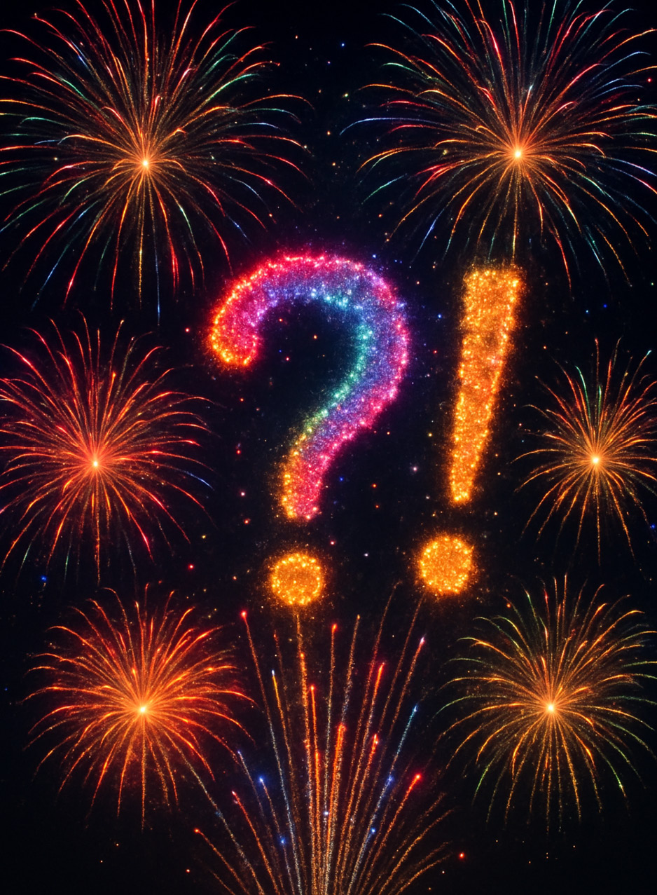 Feuerwerk fürs Silvester-Special Quiz mit Biss